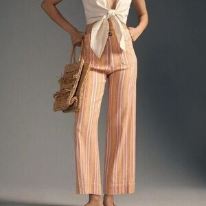 Anthropologie Maeve Colette Striped Pants